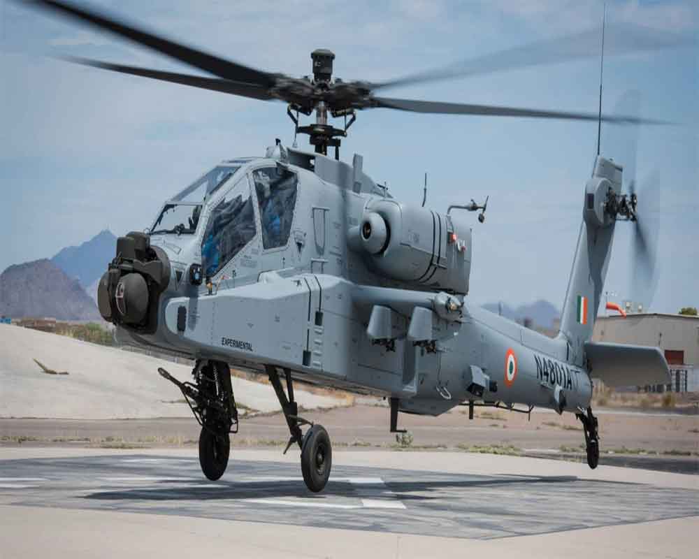 Eight Apache attack helicopters to be inducted into IAF at Pathankot on Tuesday