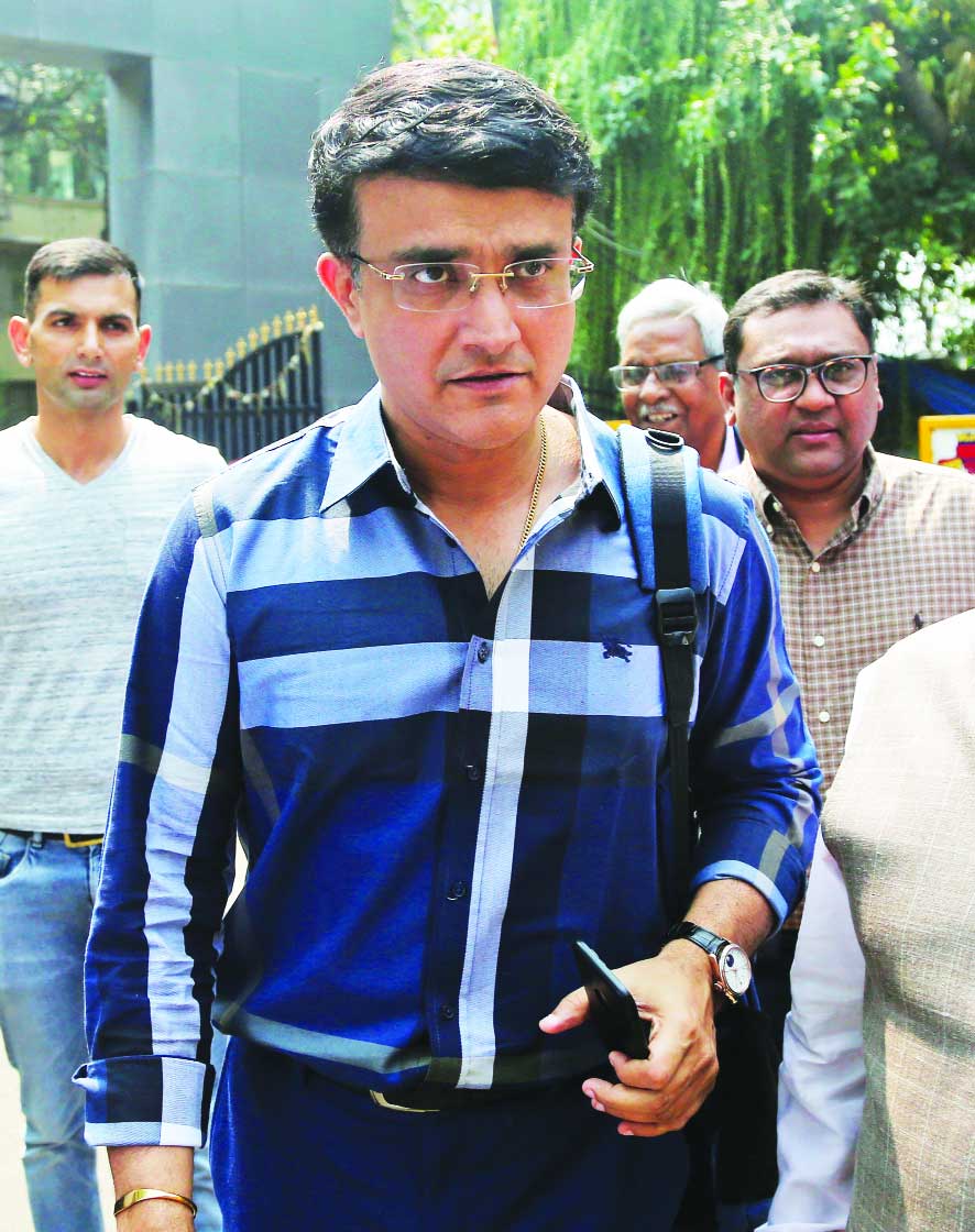 Elected as BCCI chief, Ganguly says conflict of interest a concern