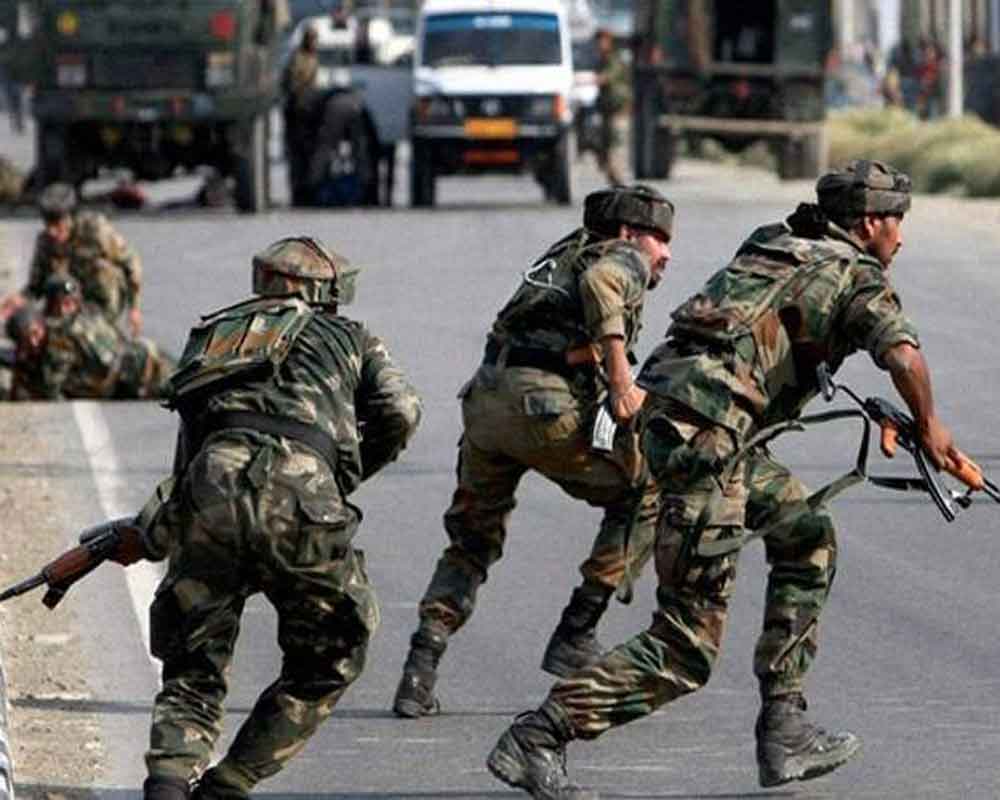 Four militants killed in two encounters in J-K