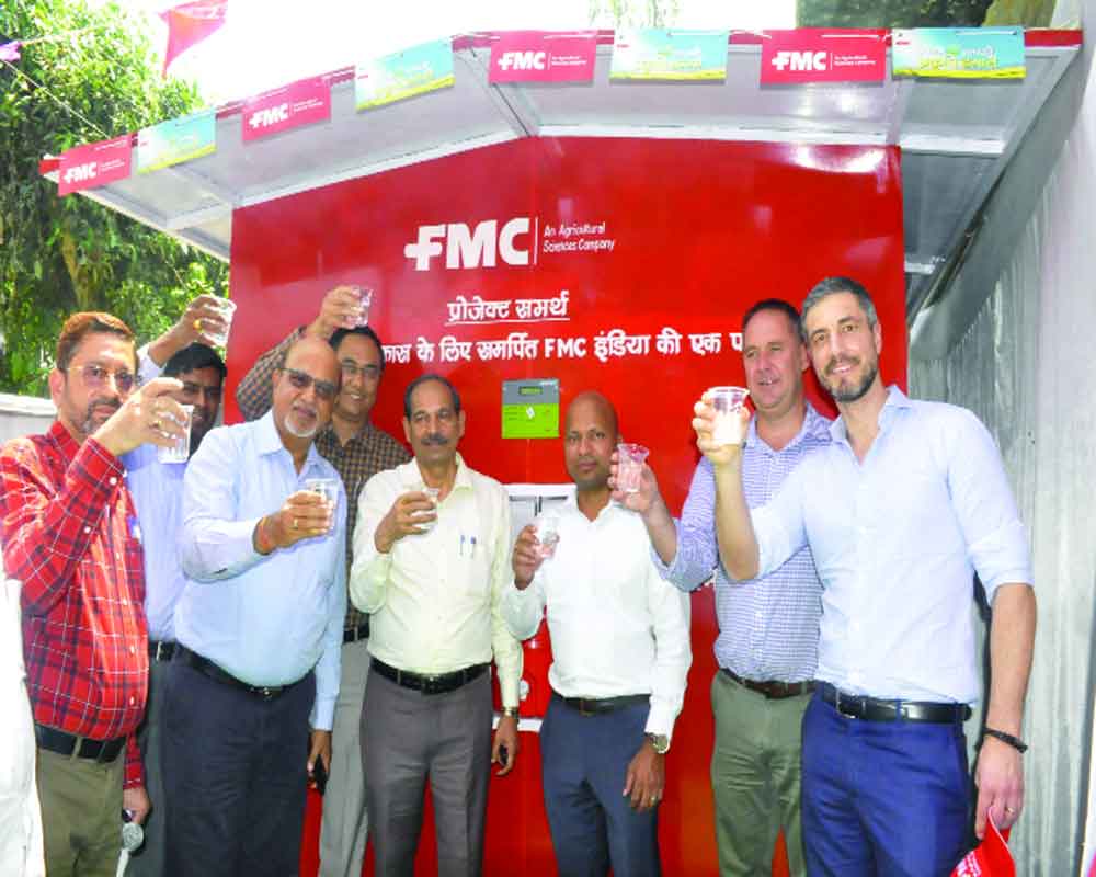 FMC India commissions water filtration plants to bring clean water to 15 UP villages