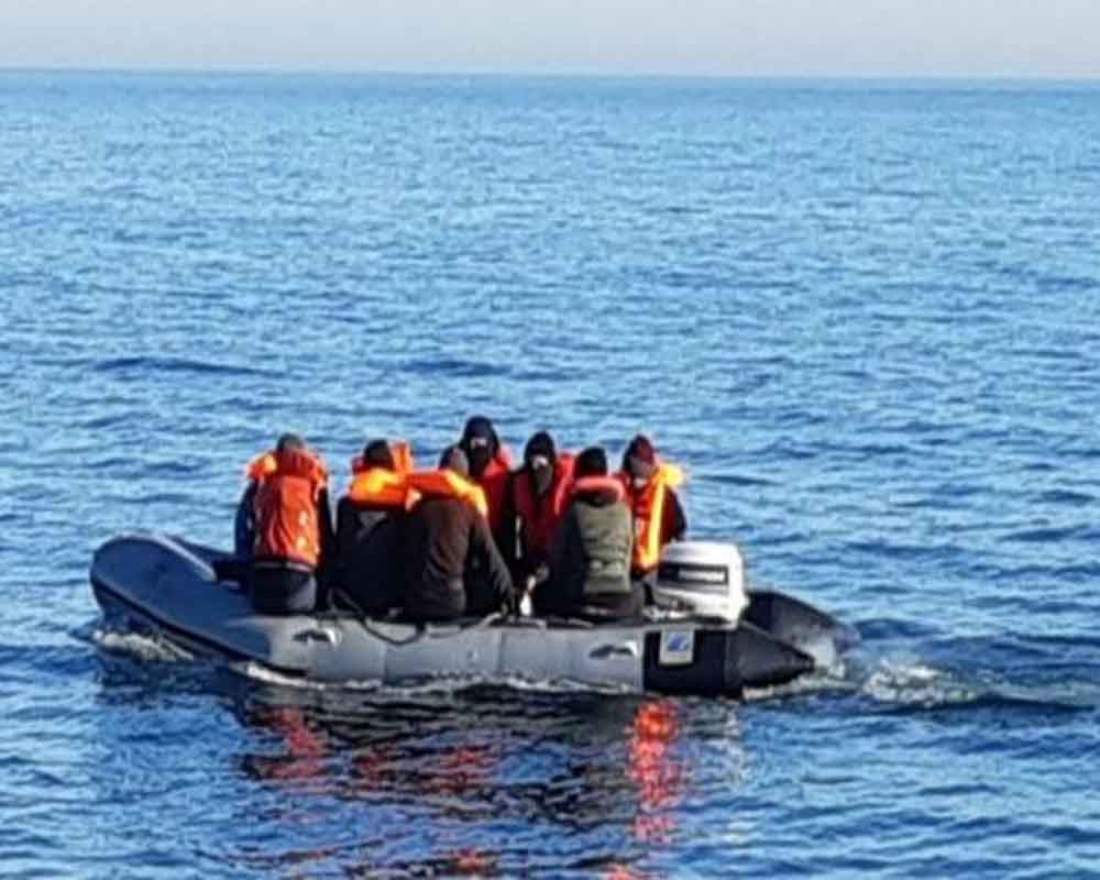 French coast guard stops nine migrants heading to UK in small boat
