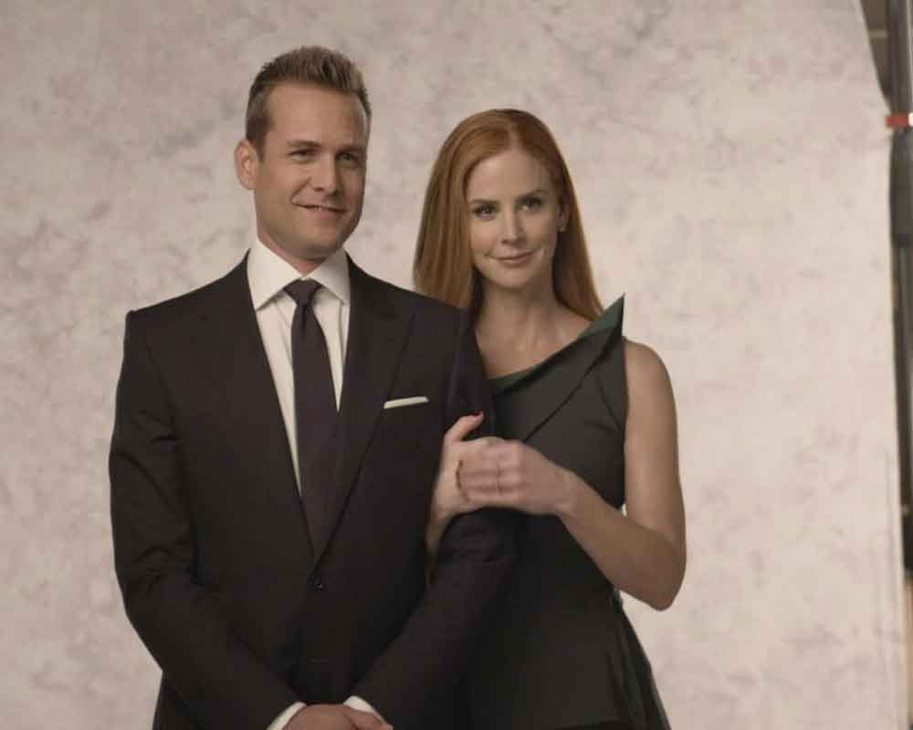 Gabriel Macht Sarah Rafferty Say Good Bye To Suits After Production Wraps On Season Nine