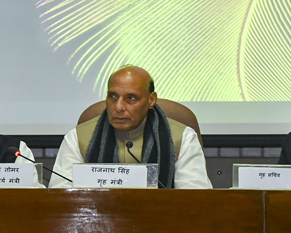 Government has zero tolerance over terrorism, security forces given free hand: Rajnath