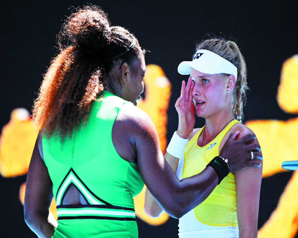 Halep sets up Serena showdown