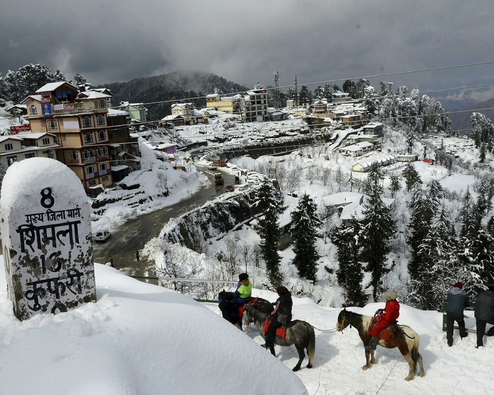 HP: Snowfall forces edu institutes in Shimla, Kinnaur to remain shut