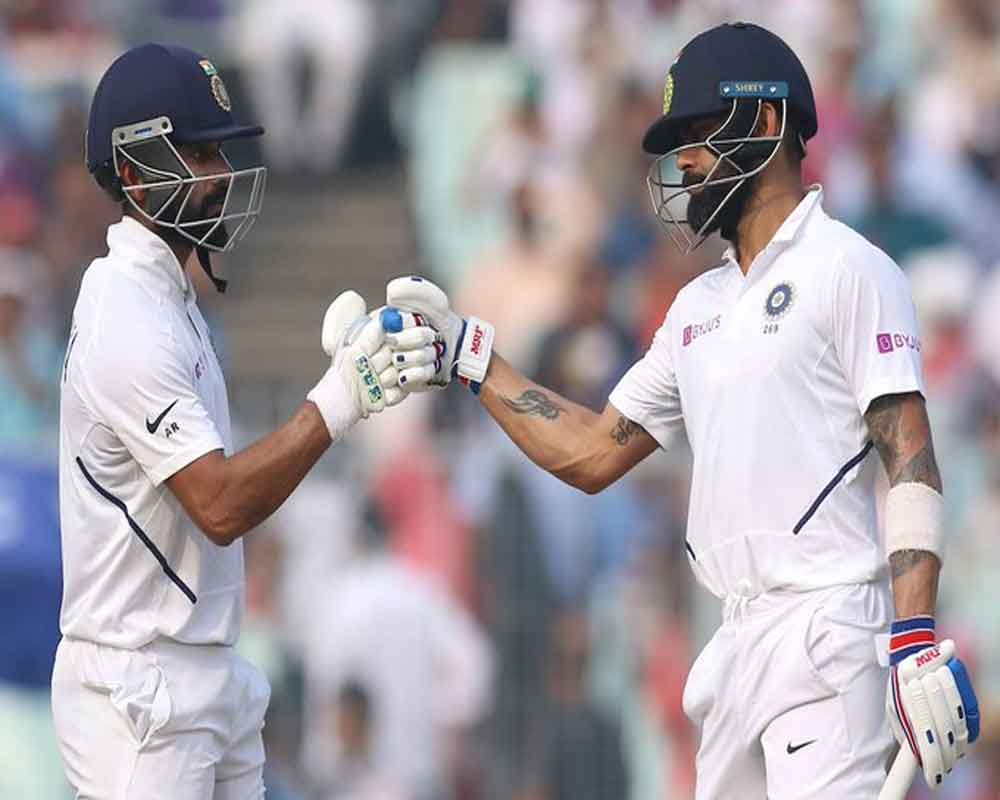 India reach 289-4 at lunch against Bangladesh on day 2