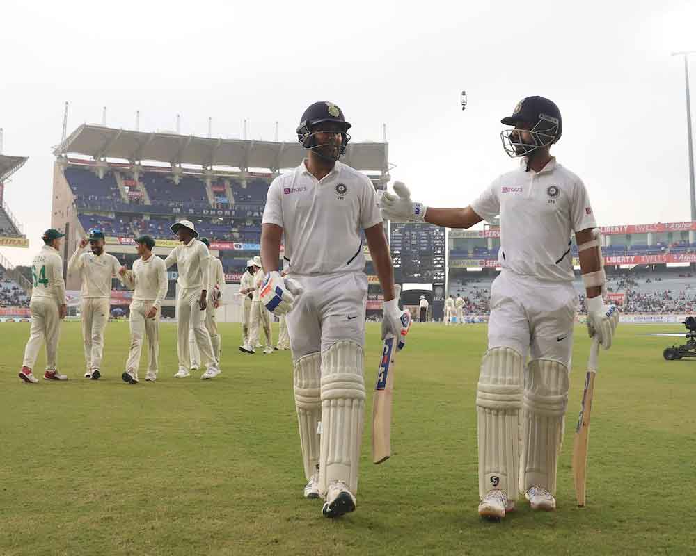 India were 224-3 at stumps on day 1 of 3rd Test