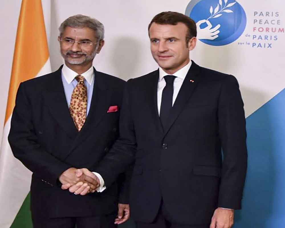 Jaishankar meets French President Macron in Paris, discusses strategic issues
