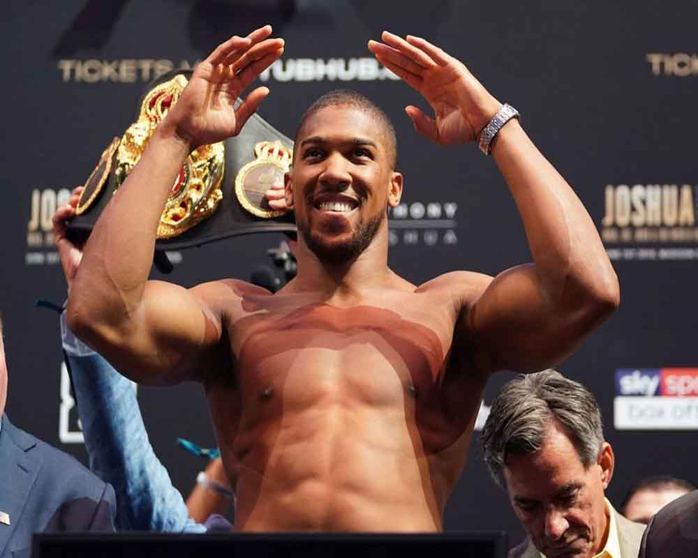 Joshua lighter for Ruiz Jr. Heavyweight showdown