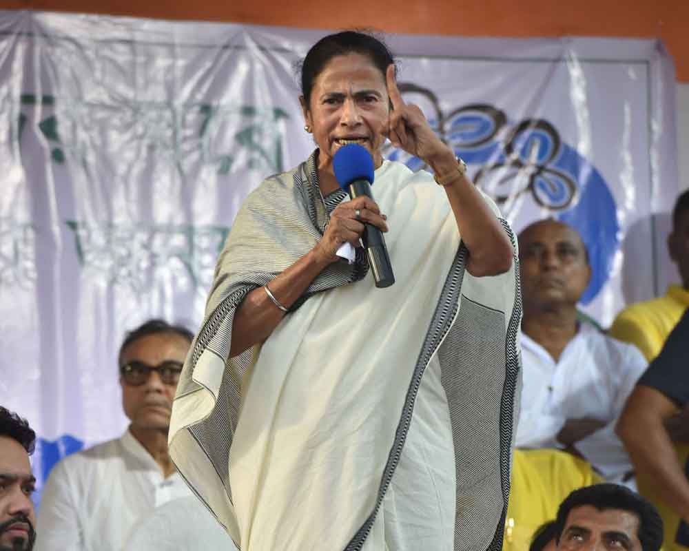 Mamata raises questions over EVMs, asks opposition to demand return of ballot papers