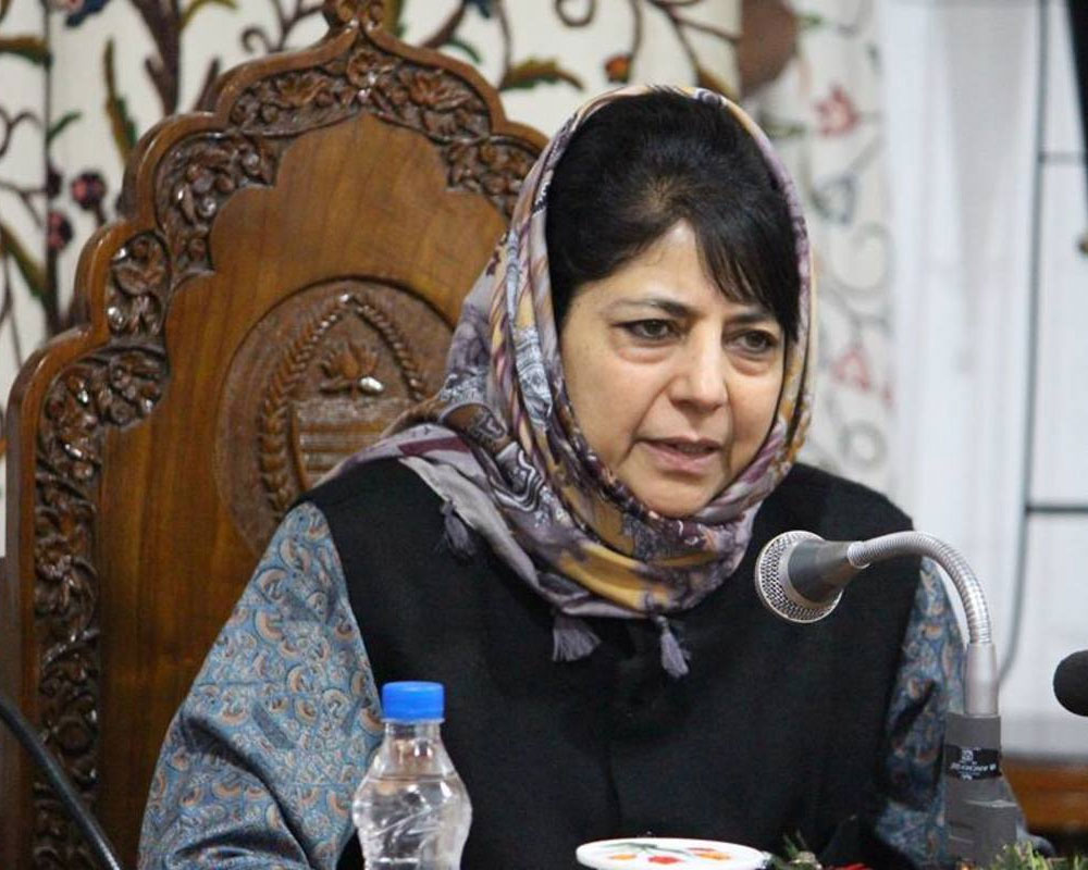 Mehbooba welcomes Pak PM's call to Modi, says dialogue only way forward