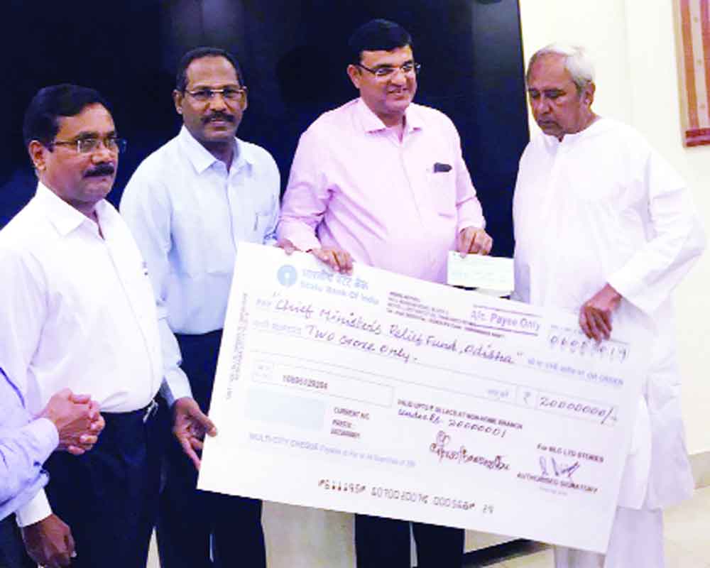 NLC India contributes to aid relief in Odisha