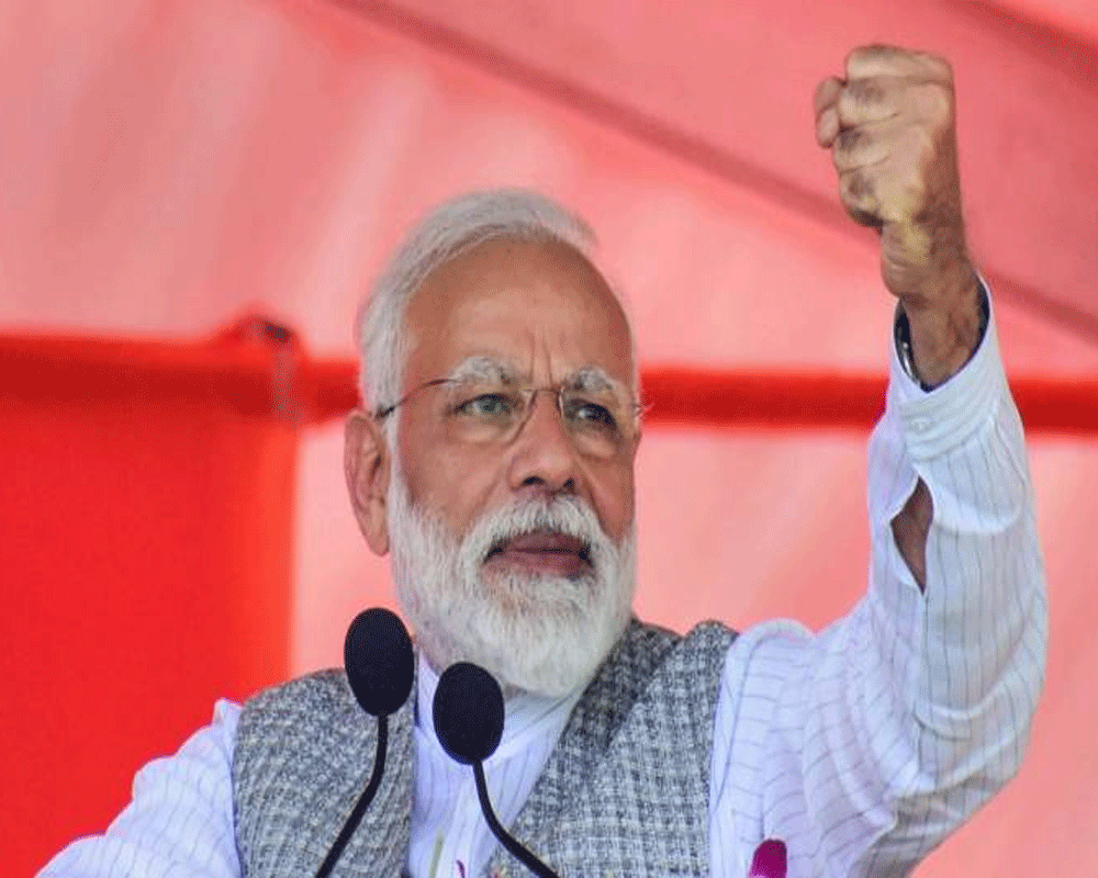 Opposition scared, indulging in scaremongering: Modi