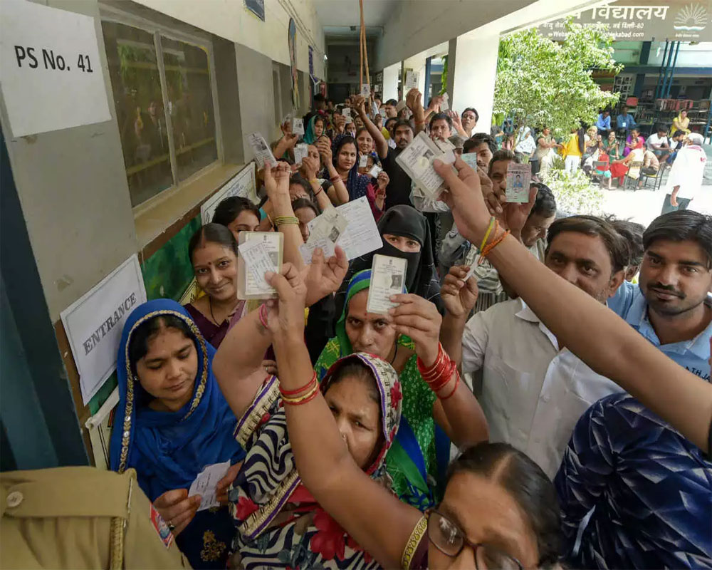 Over 43% voting till 3 p.m. in 7th phase