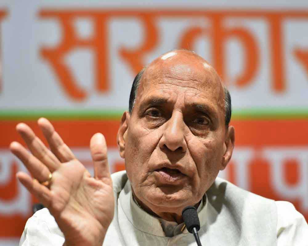 Pak at risk of getting dismantled for rights breach: Rajnath
