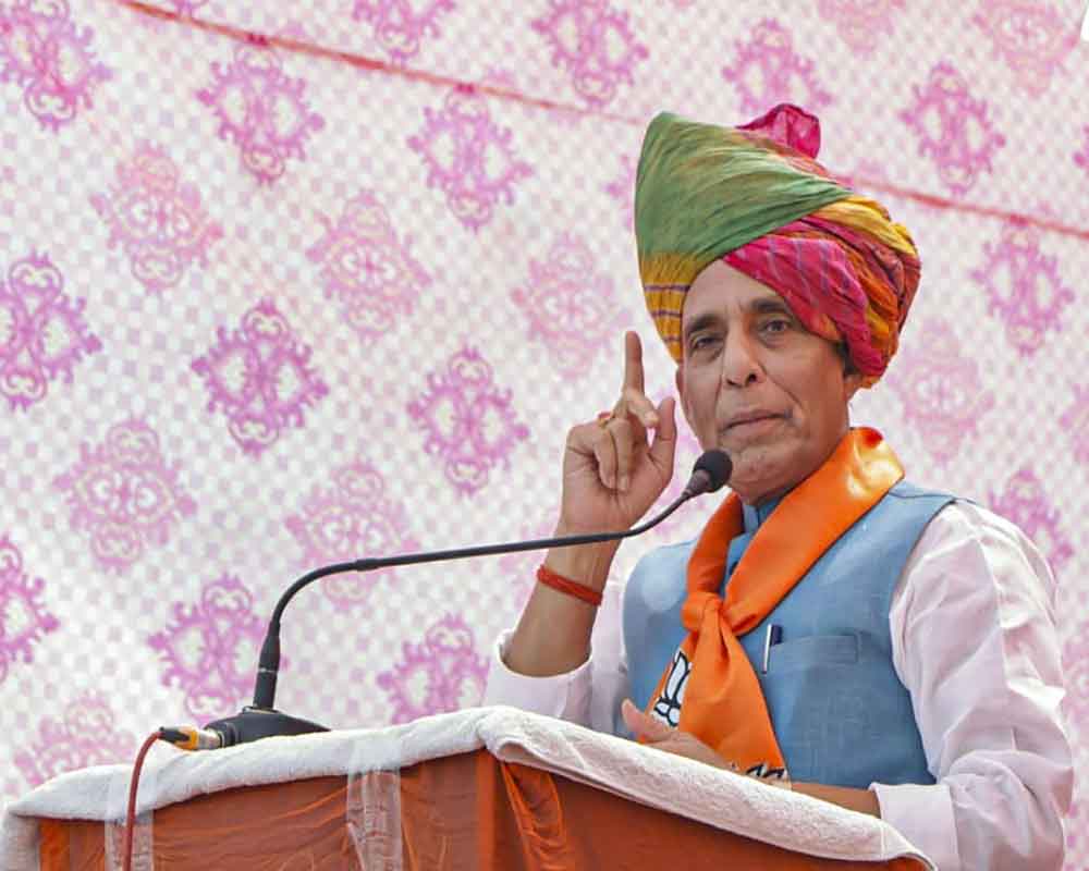 Perceptional difference on boundary issue between India, China: Rajnath Singh