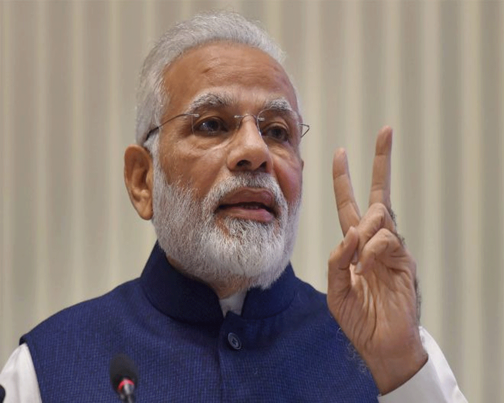 PM remove 'chowkidar' prefix; says time to take the spirit to next level