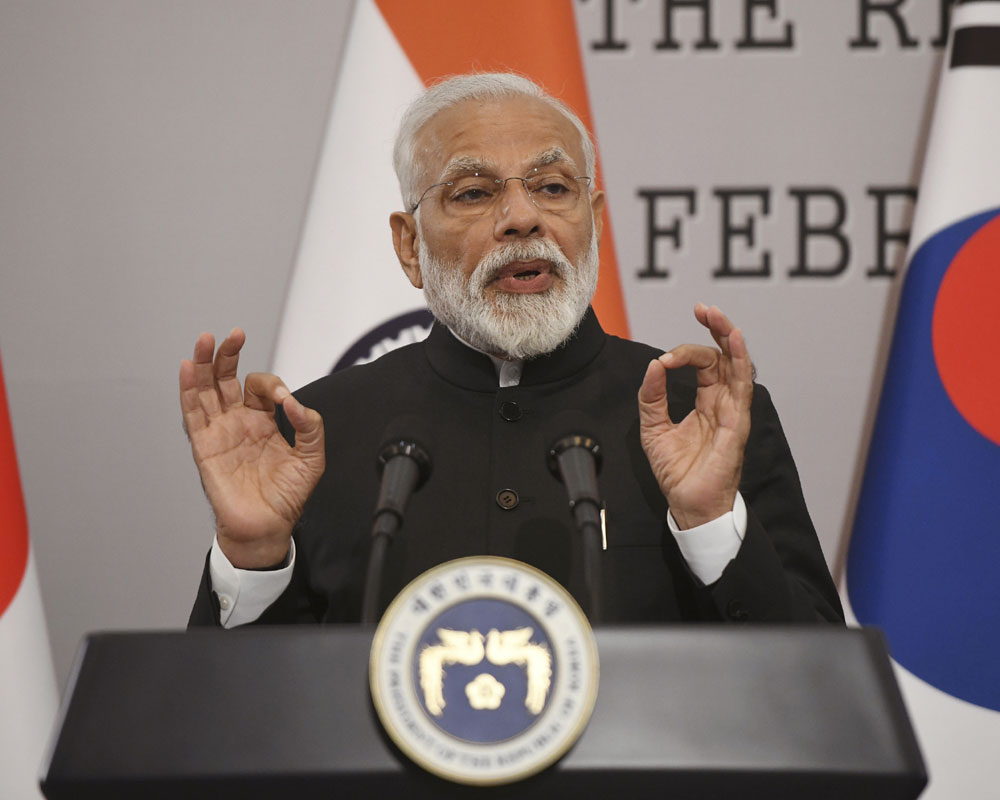 PM sees India as USD 10-trillion economy with countless startups