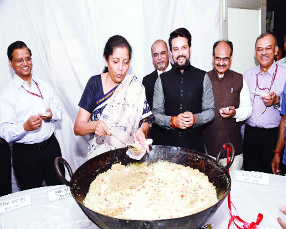 Printing of Budget begins with ‘Halwa’ ceremony