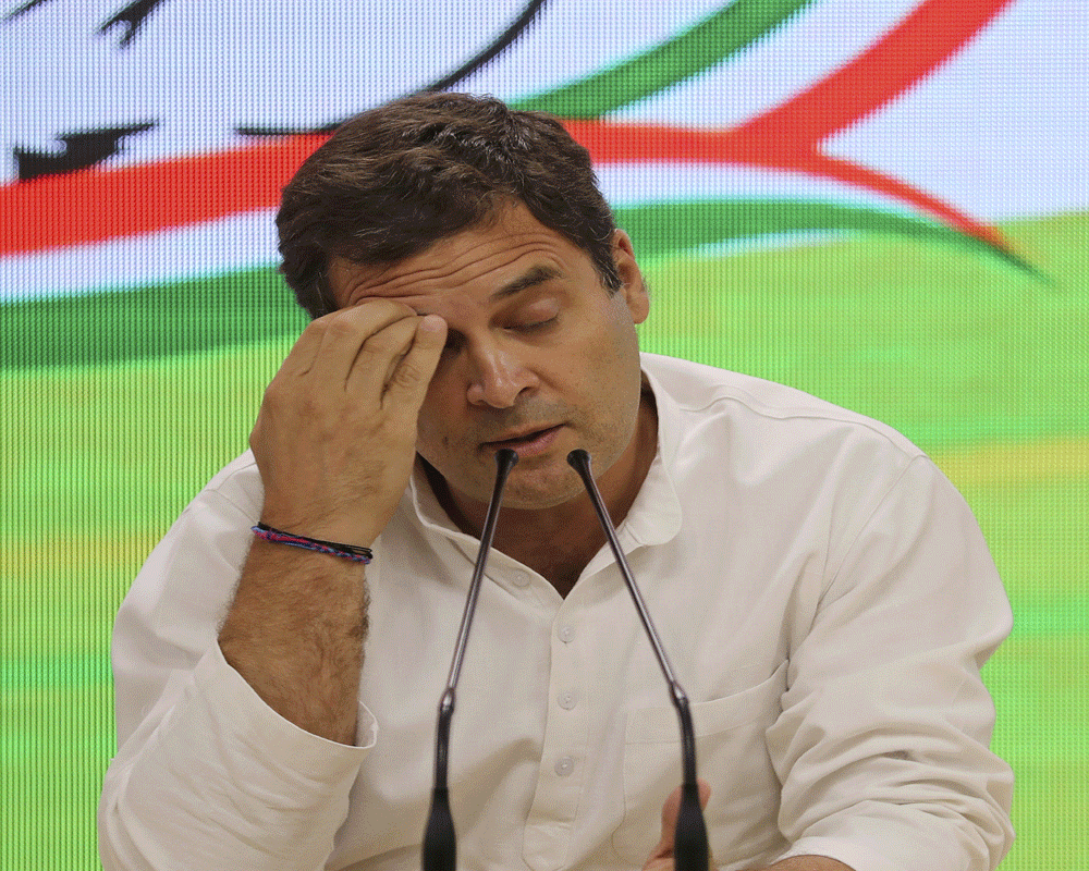 Rahul concedes defeat, trailing by over 40K votes in Amethi