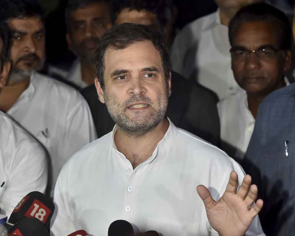 Rahul says will visit J&K, don't need Guv's aircraft
