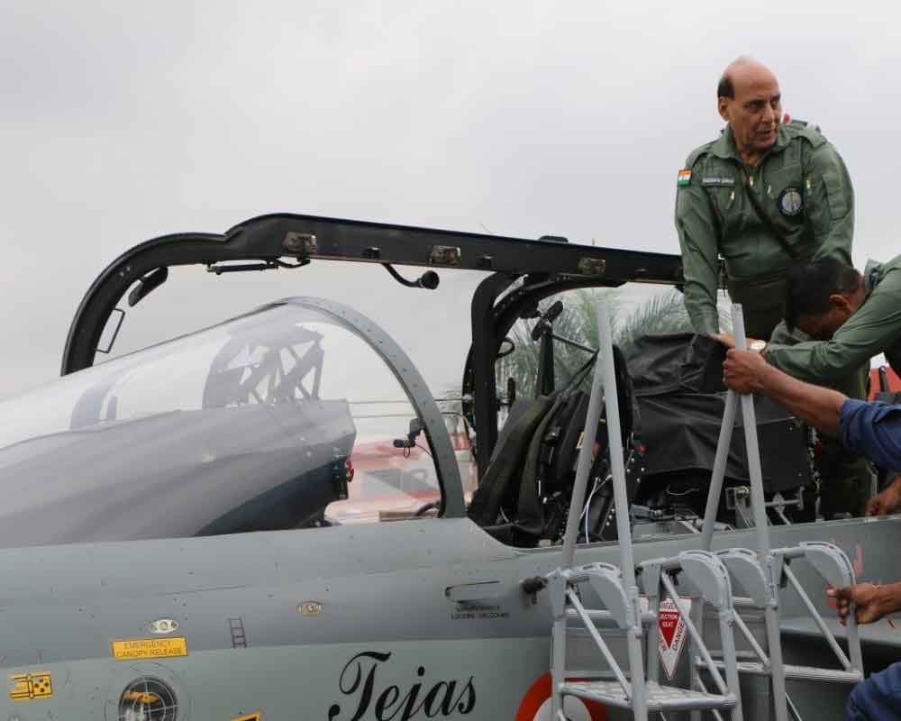 Rajnath Singh becomes first Defence Minister to fly in Tejas fighter aircraft