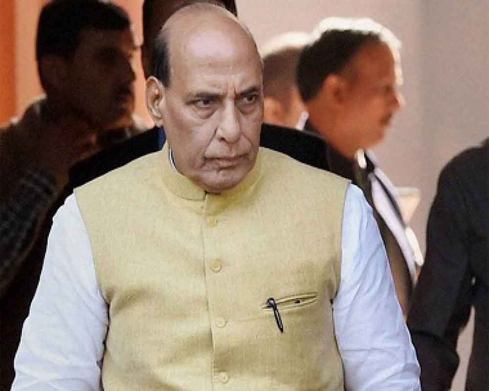 Rajnath Singh to hold talks with French President before sortie in Rafale jet