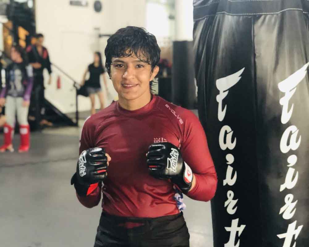 Ritu Phogat trains in Singapore for ONE Championship debut