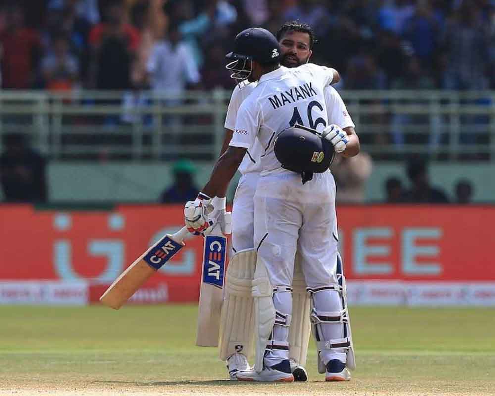 Rohit-Agarwal becomes 3rd Indian opening pair to share 300-run stand