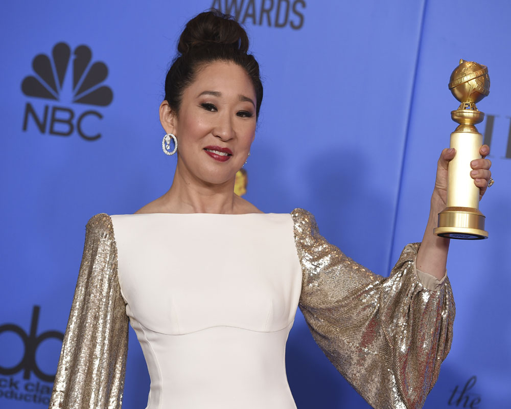 Sandra Oh creates history at Golden Globes 2019