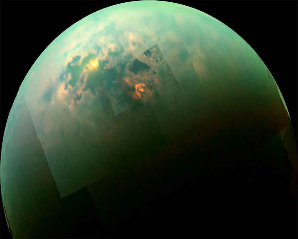 Saturn's moon Titan has 100-m deep methane lakes: NASA