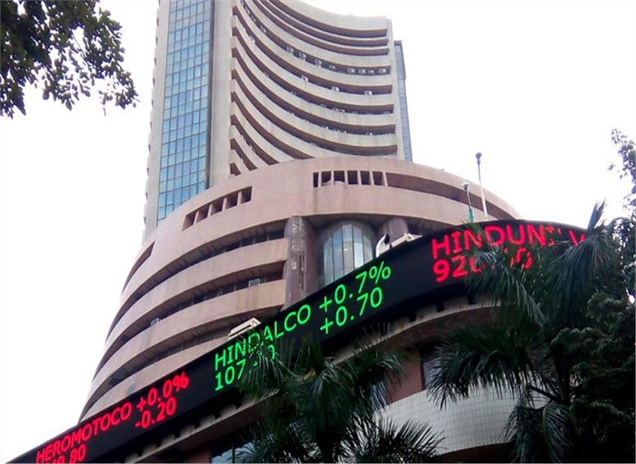 Sensex falls over 100 pts in early trade; ONGC rallies 6 pc