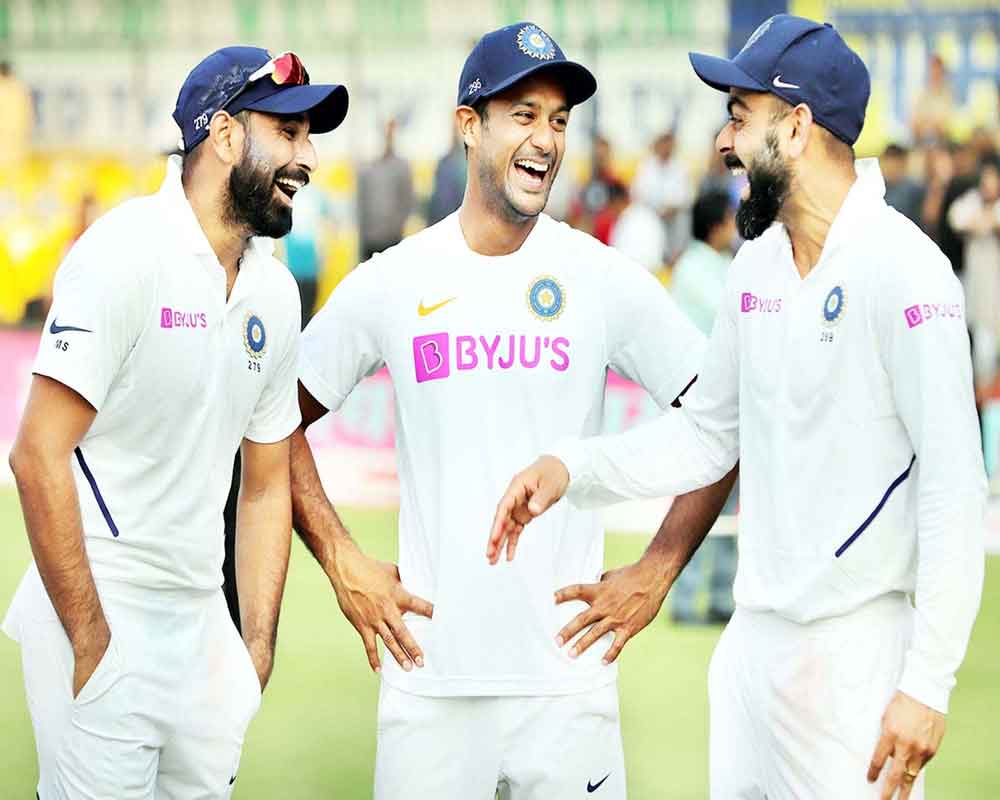 Shami, Agarwal rise to career-best Test rankings