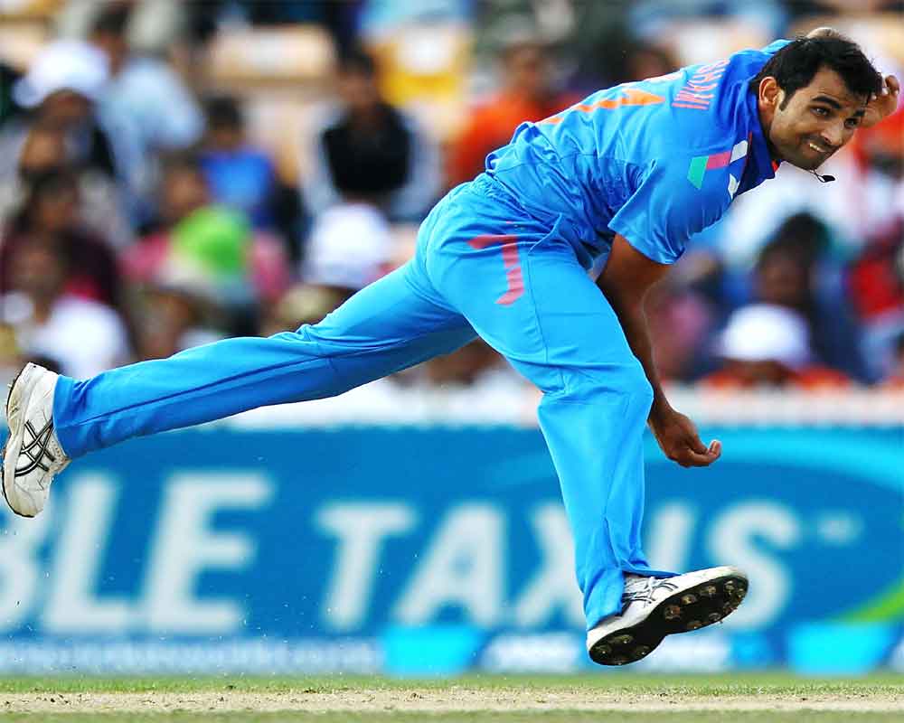 Shami becomes fastest Indian to reach 100 ODI wickets