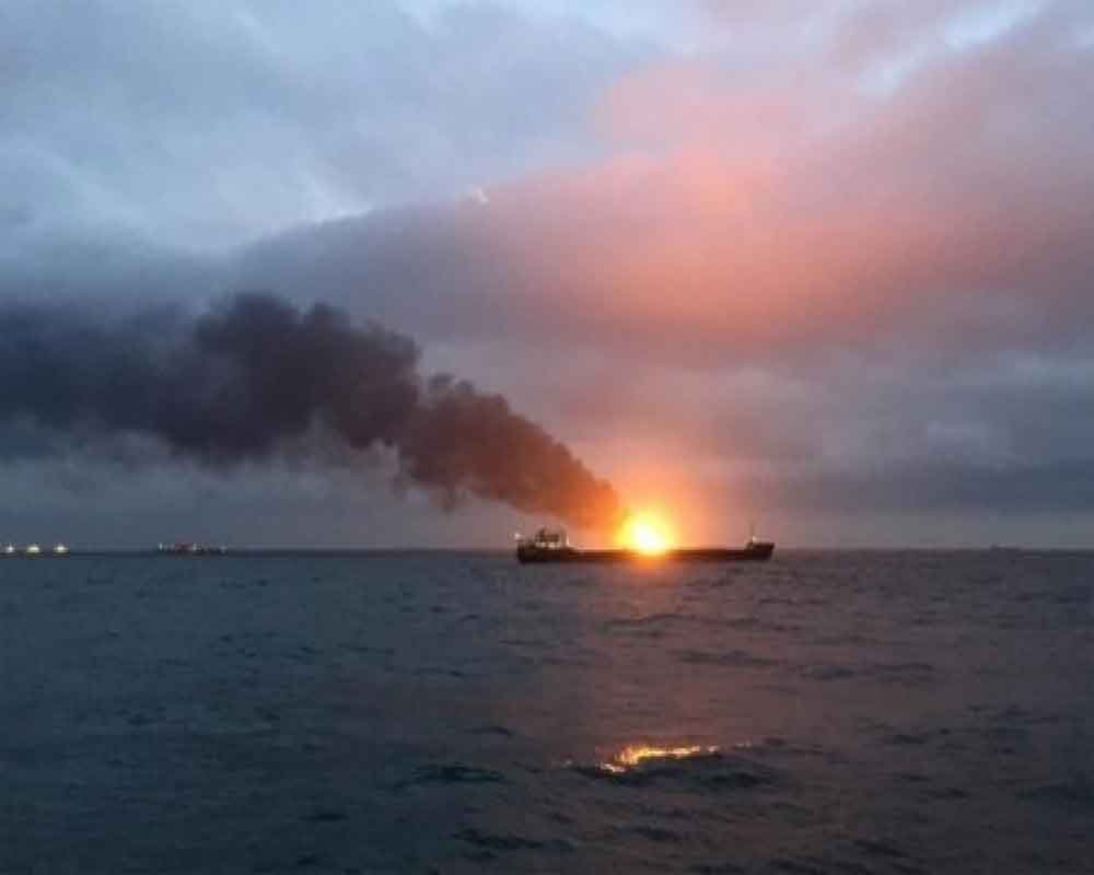 14 dead as ships with Indian, Turkish crews catch fire off Russia
