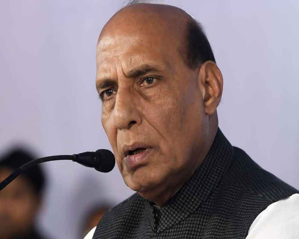 SP will face consequences of aligning with BSP: Rajnath