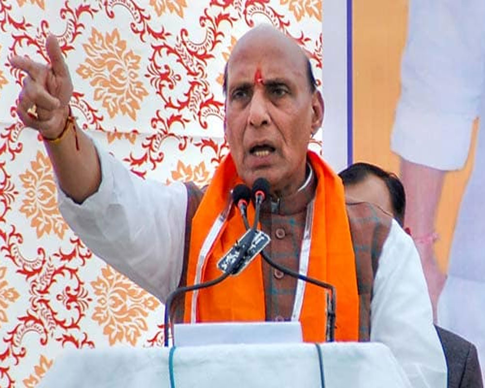 Stop promoting terrorism: Rajnath tells Pak