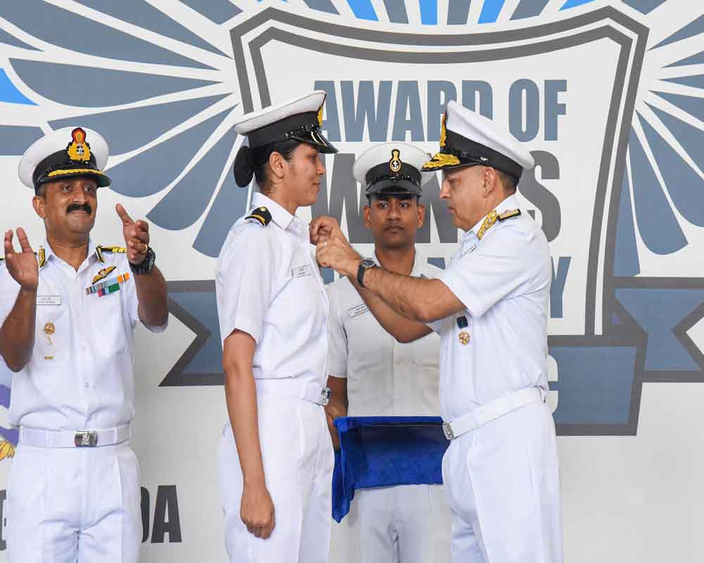 Sub-Lieutenant Shivanji becomes navy's first woman pilot
