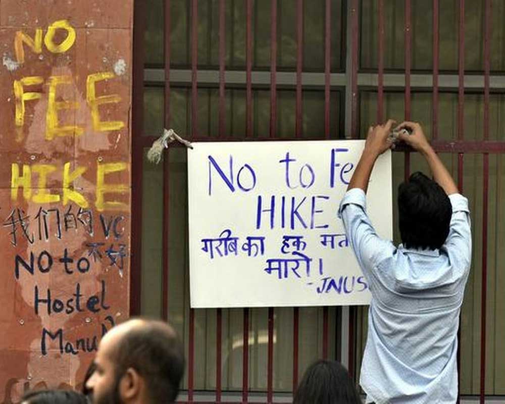 Teachers and students call JNU fee hike rollback 'cosmetic'