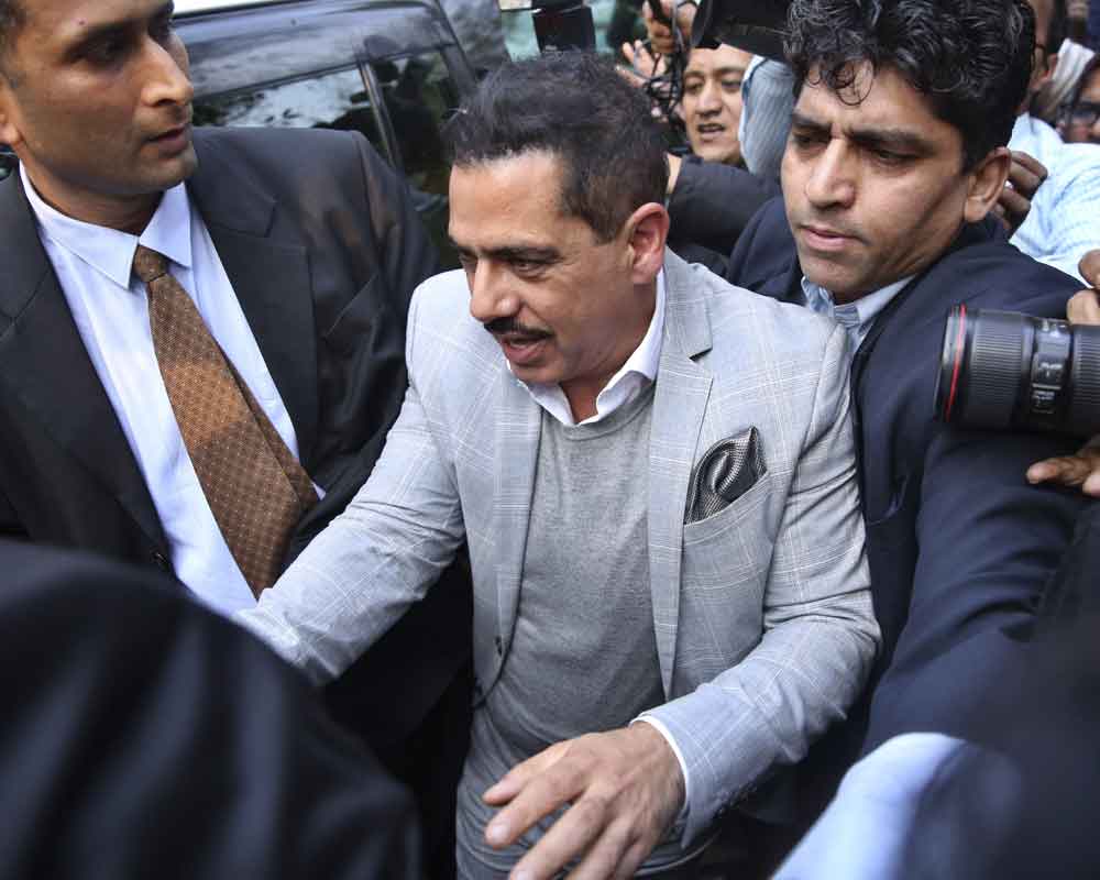 ED questions Vadra in money laundering case for second day