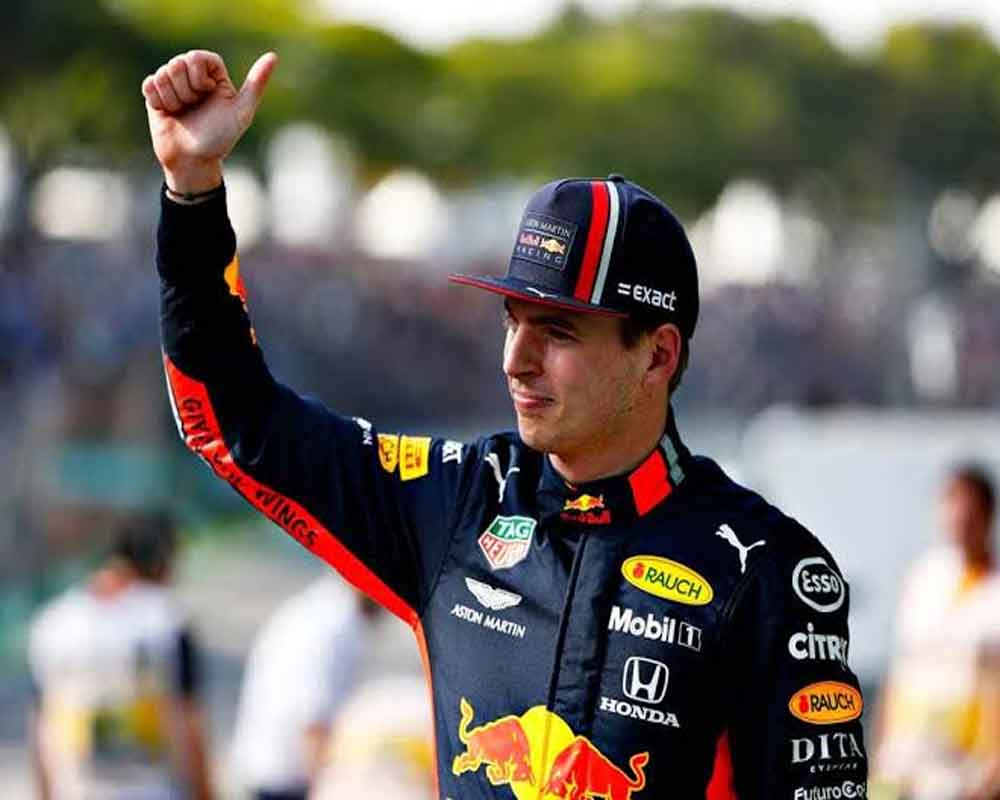 Verstappen wins crazy race as both Ferraris crash out