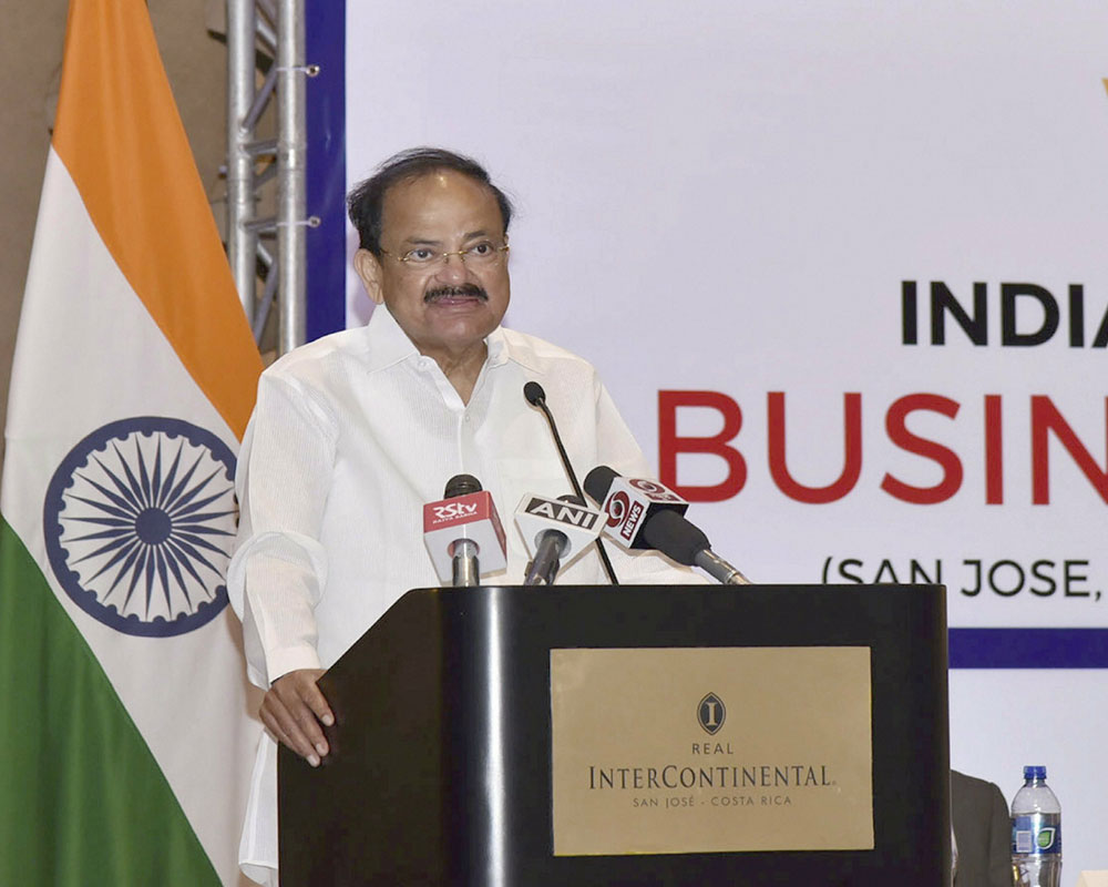 VP Naidu holds talks with Costa Rica President, seeks investment from Costa Rican companies