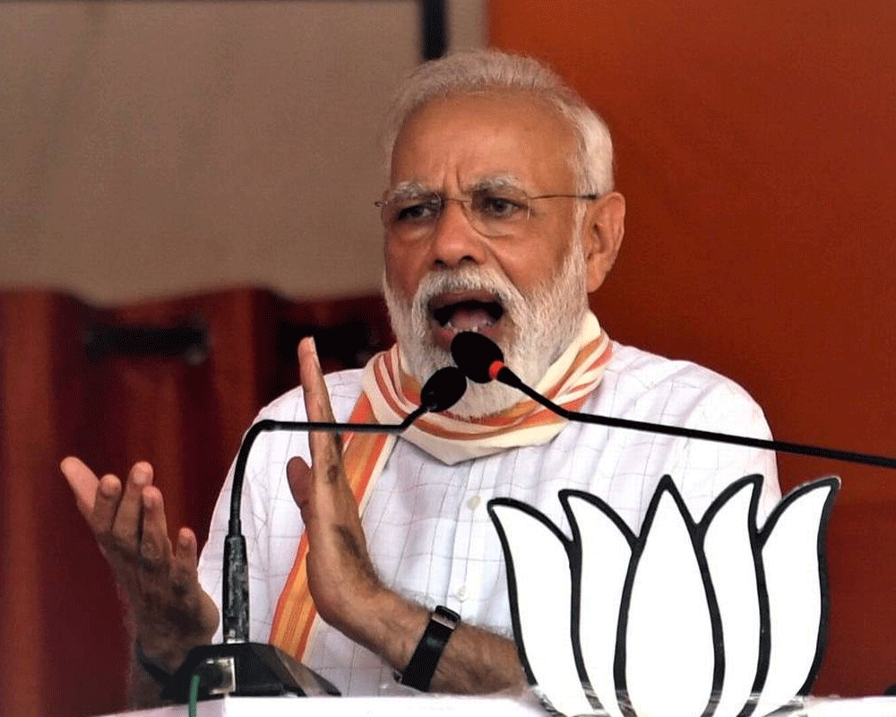 Wave in favour of BJP giving sleepless nights to oppn: PM Modi