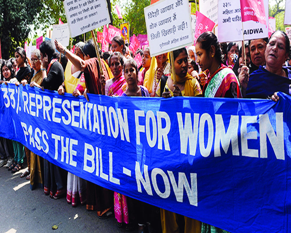 Yes to reservation, no to women