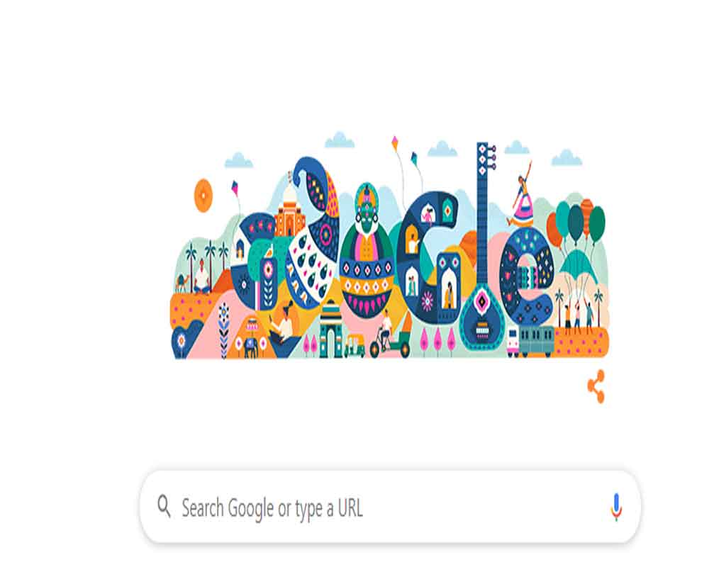 71st R-Day: Google's vibrant doodle showcases diversity, harmony of India
