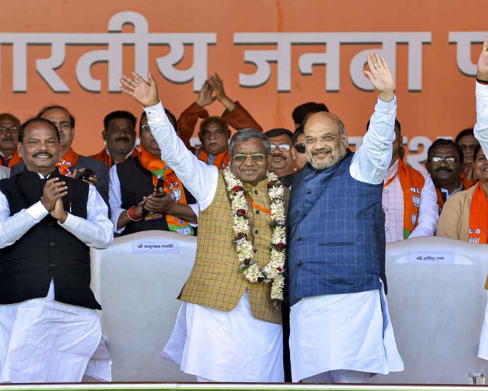 Babulal Marandi''s JVM(P) merges with BJP