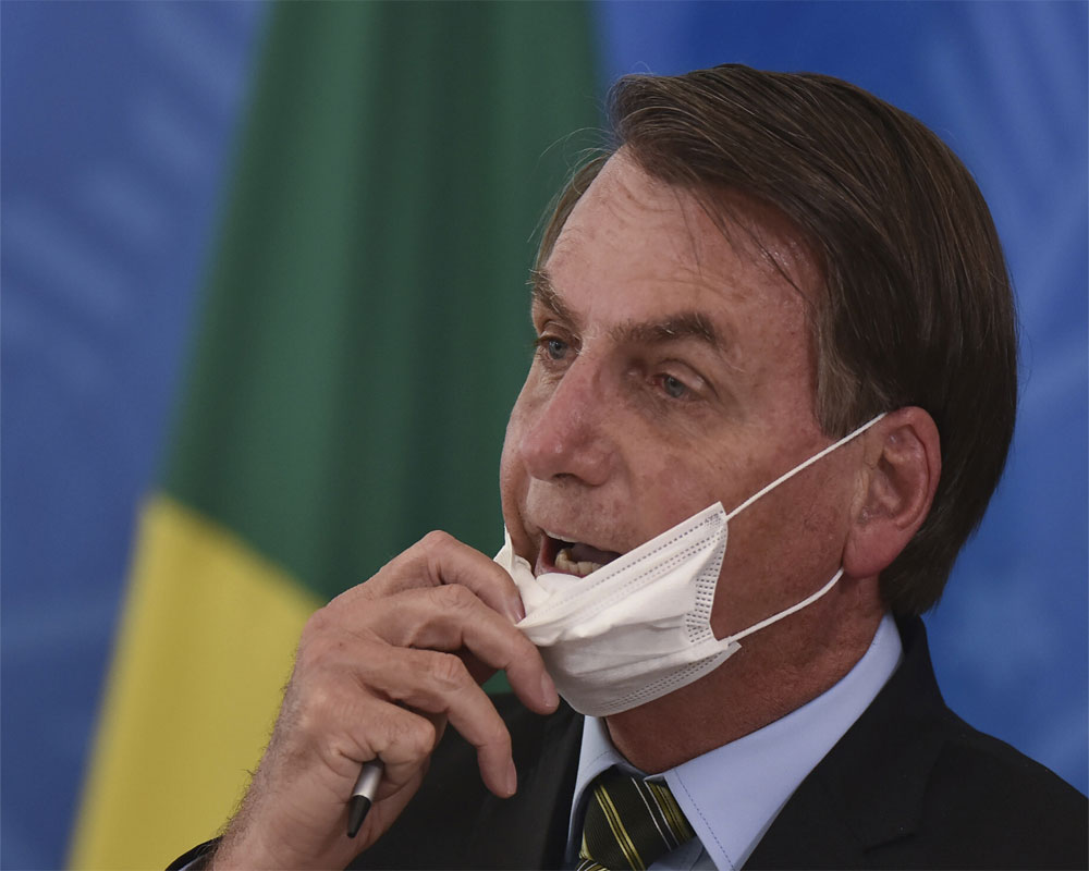 Brazil's Bolsonaro tested for COVID-19, feels well