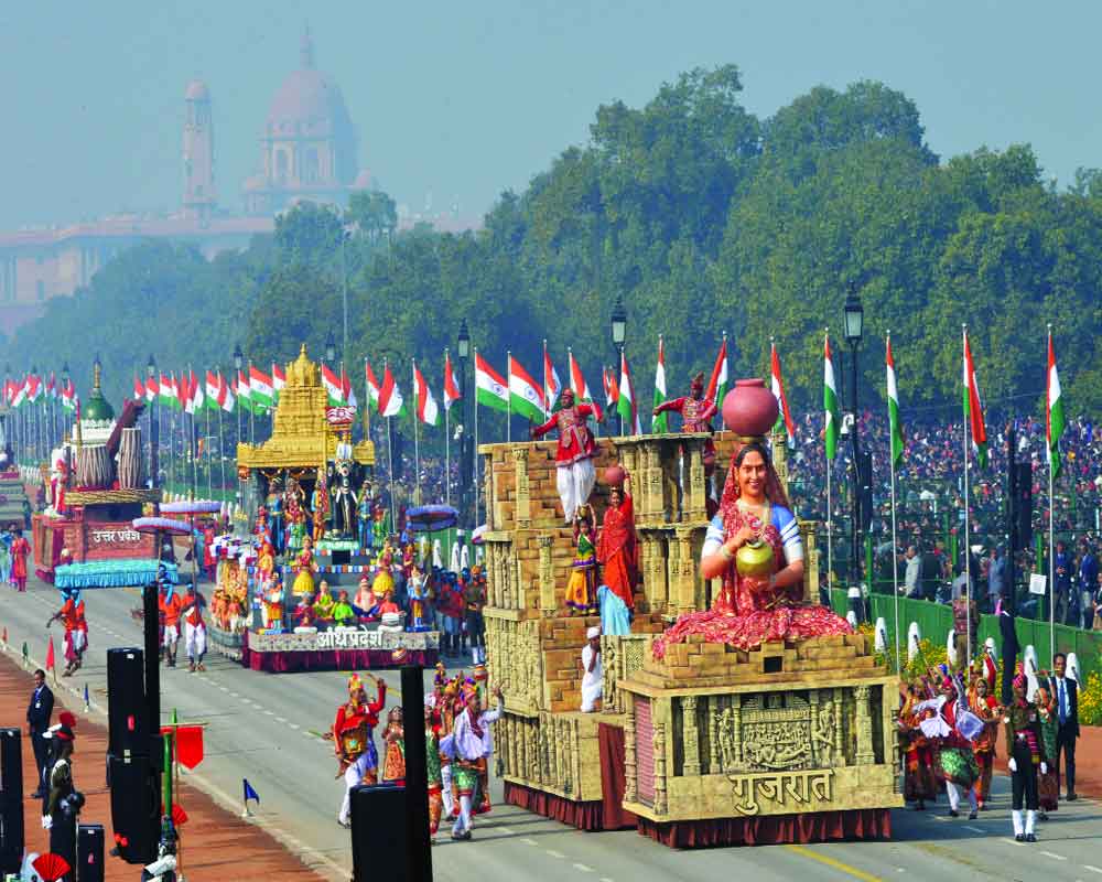 Cultural diversity displayed on R-Day