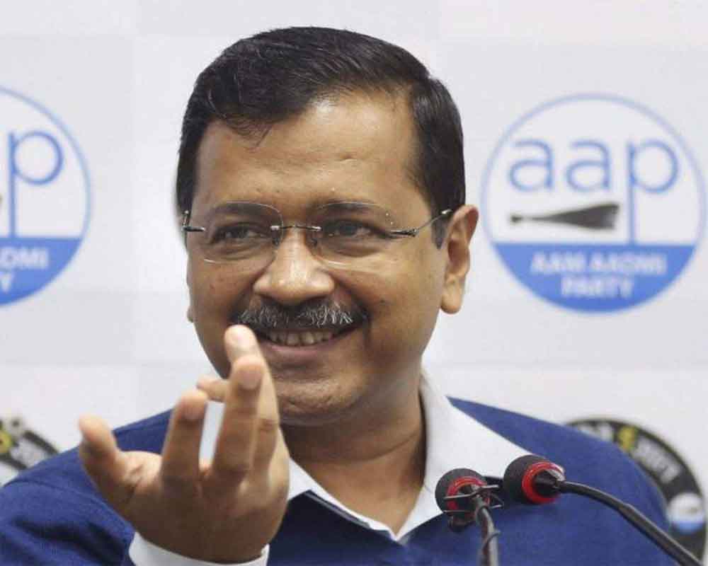 Delhi polls: Journey of next five years starts now, says Kejriwal before filing nomination