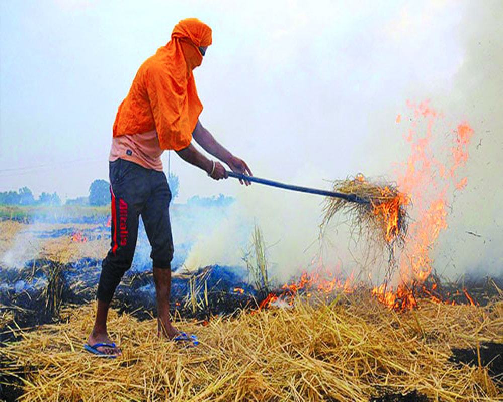 Farm fires worsen Delhi’s air to ‘severe’